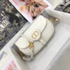 Bobby East-West Bag In White Box Calfskin