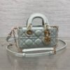 Lady D-Joy Bag In Haze Blue Cannage Lambskin