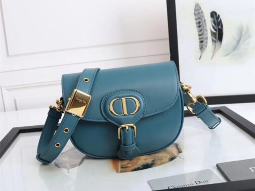 Bobby Small Bag In Navy Blue Box Calfskin