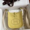 Eyelyne III Mini Bag In Jaune Poussin Taurillon Clemence Leather