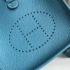 Eyelyne III Mini Bag In Blue Jean Taurillon Clemence Leather - Image 3