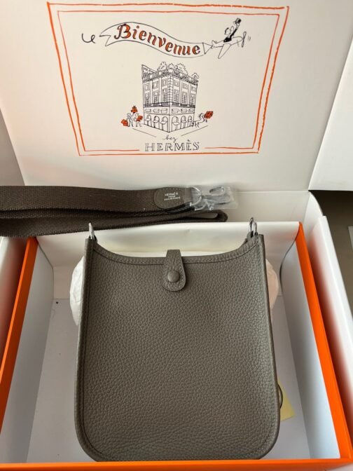 Eyelyne III Mini Bag In 8F Etain Taurillon Clemence Leather - Image 2