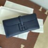 jige 29 Clutch Bag In Dark Blue Epsom Leather
