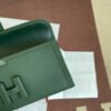 jige 29 Clutch Bag In ArmyGreen Epsom Leather - Image 7