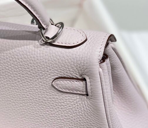 kelly 20cm Bag In Fantasy Purple Togo Leather - Image 6