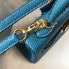 kelly 20cm Bag In Blue Jean Togo Leather - Image 6