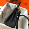 kelly 20cm Bag In Black Togo Leather - Image 4