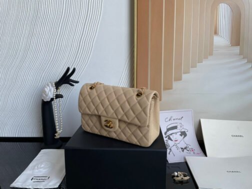 Classic Flap Small In Trench Calfskin - Image 2