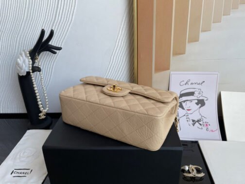 Classic Flap Small In Trench Calfskin - Image 6