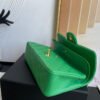 Classic Flap Small In Green Calfskin - Image 7