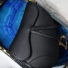 Saddle Bag In Black Grained Calfskin - Image 2