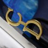 Saddle Bag In Dark Blue Grained Calfskin - Image 5