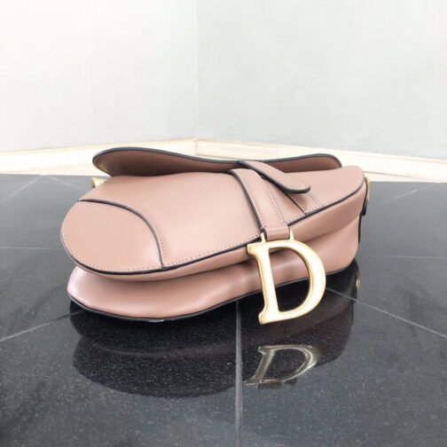 Saddle Bag In Warm Taupe Smooth Calfskin - Image 4