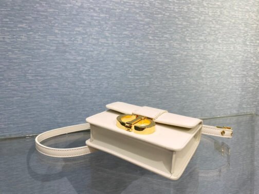 30 Montaigne Micro Bag In White Box Calfskin - Image 5