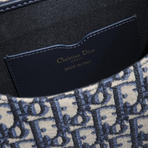 Bobby Medium Bag In Black Oblique Jacquard - Image 9