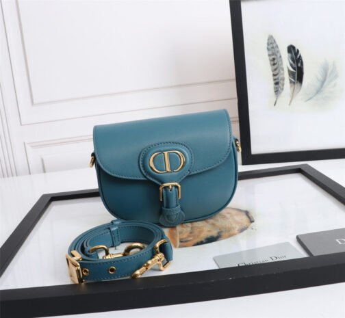 Bobby Small Bag In Navy Blue Box Calfskin - Image 2