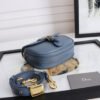 Bobby Small Bag In Blue Paradise Box Calfskin - Image 5