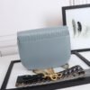 Bobby Large Wide Shoulder Strap  Bag In Haze Blue Calfskin - Image 3