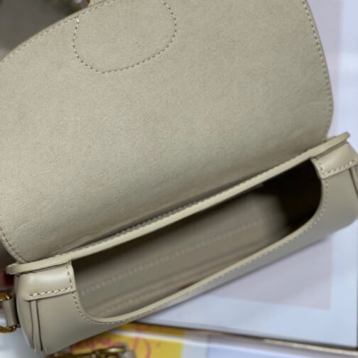 Bobby East-West Bag In Gray Box Calfskin - Image 5