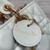 Lady D-Joy Bag In Haze Blue Cannage Lambskin - Image 4