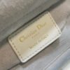 Lady D-Joy Bag In White Cannage Lambskin - Image 8