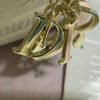 Lady D-Lite Medium Bag In Beige Cannage Embroidered Canvas - Image 6