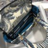 Lady D-Lite Medium Bag In Retro Print Toile de Jouy Embroidery - Image 8