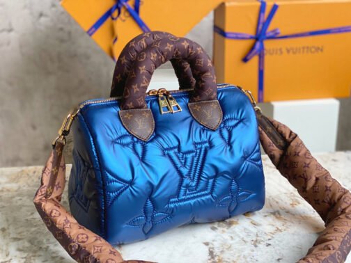 Speedy 25 In Blue Autumn And Winter Down Bag - Image 2