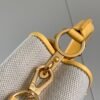Capucines Mini  Bag In Beige With Yellow Handle - Image 6