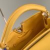 Capucines Mini  Bag In Beige With Yellow Handle - Image 8