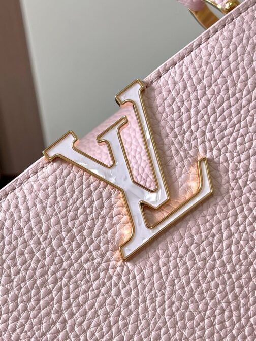 Capucines Small  Bag In Pink - Image 5