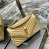 College Medium Chain Bag In Apricot Goatskin - Image 5
