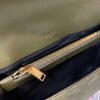 College Medium Chain Bag In Green Goatskin - Image 8