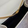 Kate Medium Chain Bag In Off-white Grain De Poudre Leather - Image 7