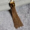 Kate Medium Tassel Bag In White Grain De Poudre Leather - Image 9