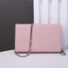 Kate Medium Chain Bag In Pink Grain De Poudre Leather - Image 3