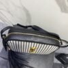 Lou Bag In Beige With Knitted Striped - Image 6