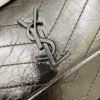 Niki Medium Chain Bag In Black Crinkled Leather - Image 5