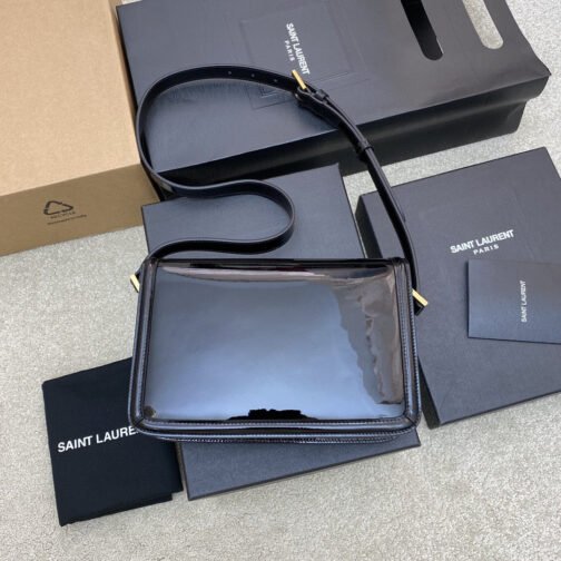 Medium Solferino Bag In Black Patent Leather - Image 2