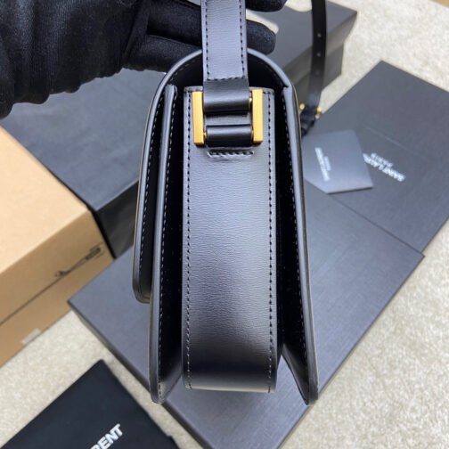 Medium Solferino Bag In Black And White Calfskin - Image 3