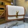 Medium Solferino Bag In Beige And Brown Calfskin - Image 2
