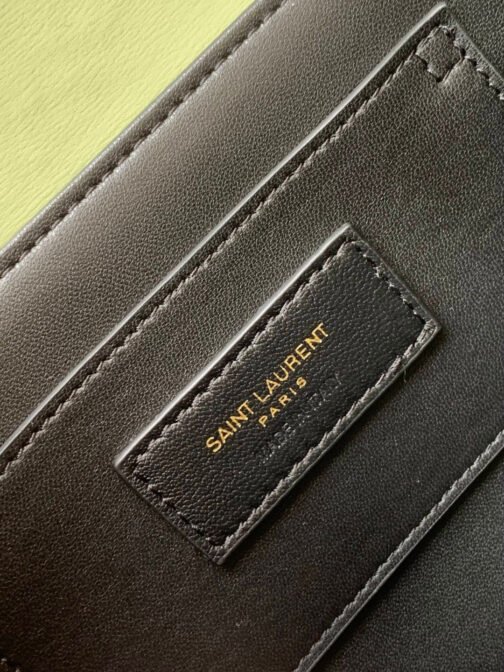 Medium Solferino Bag In Avocado Green Calfskin - Image 9