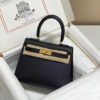 kelly 20cm Bag In Black Epsom Leather